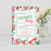 Watermeloen, zomerdag kaart (Staand voorkant)