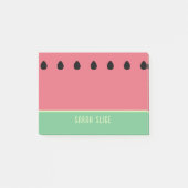 Watermeloen Zomerfruit Roze en Groen Post-it® Notes (Voorkant)