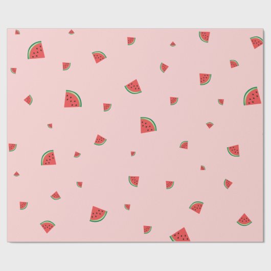 Watermeloen zomerpomp cadeaupapier (Vlak)