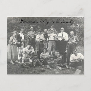 Watermeloendagen in Kentucky Briefkaart