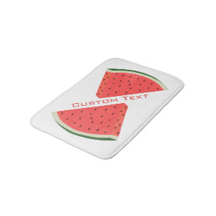 Watermeloenen Bath Mat Sweet - Jouw tekst - naam
