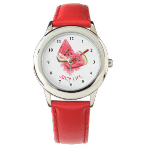Watermeloenen Bekijk de roodbrut Horloge