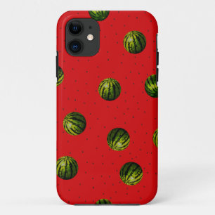 watermeloenen en zaden iPhone case