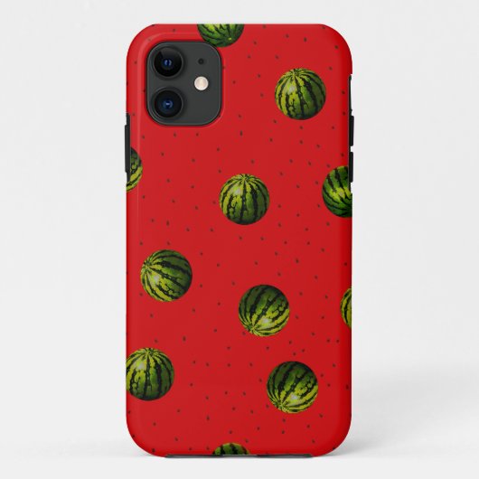 watermeloenen en zaden iPhone case (Achterkant)