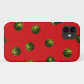 watermeloenen en zaden iPhone case (Achterkant (horizontaal))