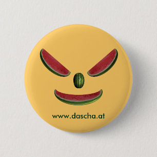 Watermeloenen Grin Ronde Button 5,7 Cm
