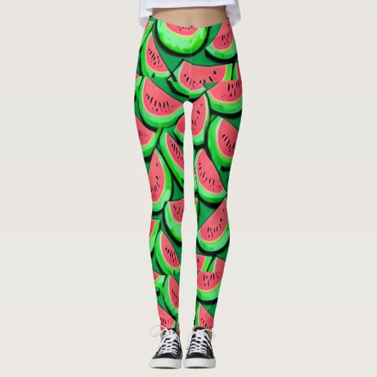 Watermeloenen Leggings (Voorkant)