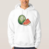 Watermeloenen Mannen Hoodie (Voorkant)