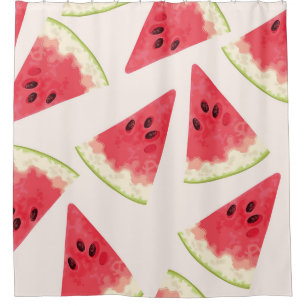 Watermeloenen: Naadloze zomerse zoetheid. Douchegordijn