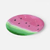 watermeloenen papieren bordje (Gekanteld)