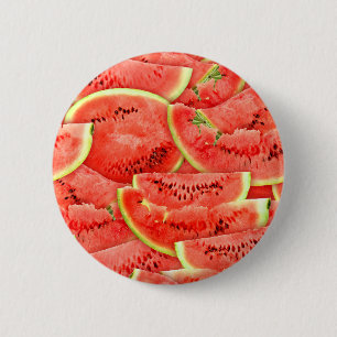 watermeloenen ronde button 5,7 cm