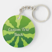 Watermeloenen Sleutelhanger (Achterkant)