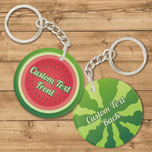 Watermeloenen Sleutelhanger