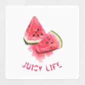 Watermeloenen Stickers - aangepaste tekst (Design 1)
