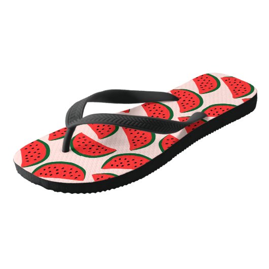 Watermeloenen Teenslippers (Schuin)