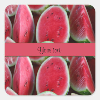 Watermeloenen Vierkante Sticker