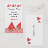 Watermeloenen Visitekaartjes (Voorkant / Achterkant)