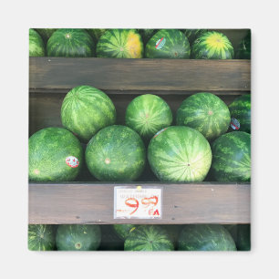 Watermeloenen voor de verkoop Bodega NYC-foto Magneet