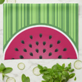 Watermeloenen Wedgies Theedoek (Gevouwen)