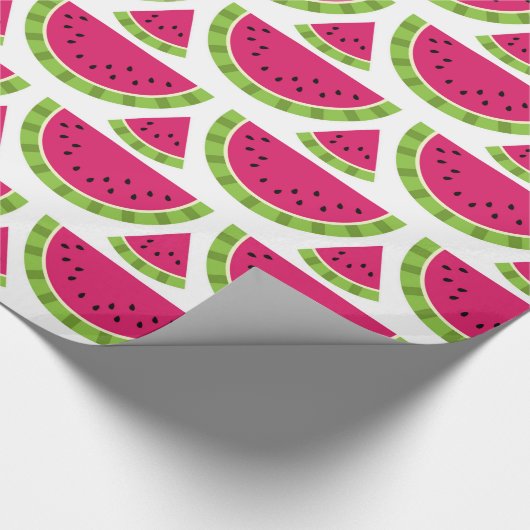 watermeloenkleur cadeaupapier (Hoek)