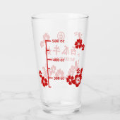 watermeloenmelkglas glas (Achterkant)