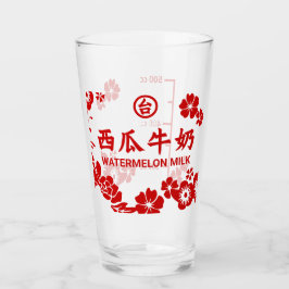 watermeloenmelkglas glas