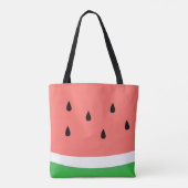watermeloenontwerp tote bag (Achterkant)
