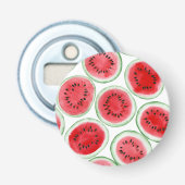 Watermeloenpatroon Button Flesopener (Voorkant)