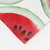 Watermeloenpatroon Fleece Deken (Hoek)