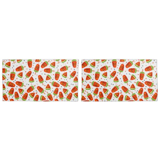 Watermeloenpatroon Kussensloop (Voorkant-Set)