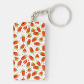 Watermeloenpatroon Sleutelhanger (achterkant)