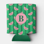 Watermeloenplakjes Monogram Blikjeskoeler (Achterkant)