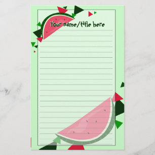 watermeloenplantage briefpapier