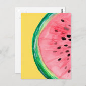 Watermeloensap Briefkaart (Voorkant / Achterkant)