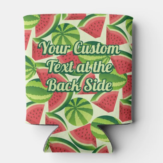 Watermeloensatroon Blikjeskoeler (Achterkant)