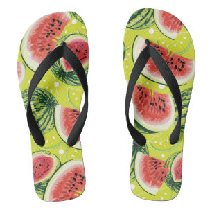 Watermeloensatroon Teenslippers