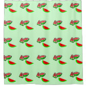 Watermeloensgordijn Douchegordijn (Voorkant)