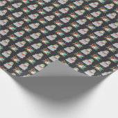 Watermeloenslag Cadeaupapier (Hoek)