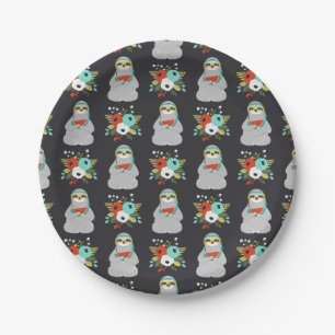 Watermeloenslag Papieren Bordje