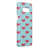 Watermeloenslagen op Blauwgroen patroon Case-Mate Samsung Galaxy Hoesje (Achterkant / rechts)