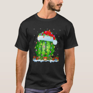 Watermeloenslover Matching Santa Watermelon C T-shirt