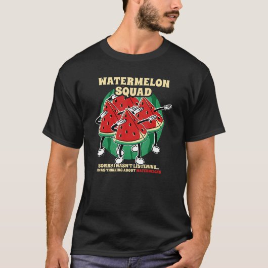 Watermeloensnijper u2013 Funny meloen zomervrucht T-shirt (Voorkant)