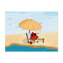 watermeloenstrand zomervakantie