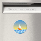 Watermeloenszeilboot Magneet (Insitu (Vaatwasser))