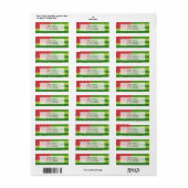 Watermeloenvlag Etiket (Full Sheet)