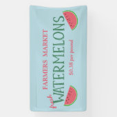 Watermelon à vendre bannière commerciale publicité (Verticale)