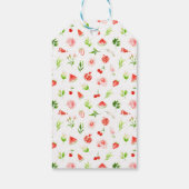 Watermelon and Pomegranate Birthday Thank You Cadeaulabel (Achterkant)