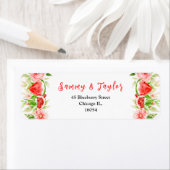 Watermelon and Pomegranate Wedding Etiket (Insitu)