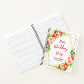 Watermelon and Pomegranate Wedding Planner Notitieboek (Binnen)