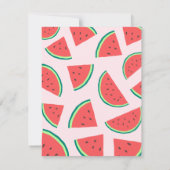 Watermelon Baby shower devine la carte Age Game Ca (Dos)